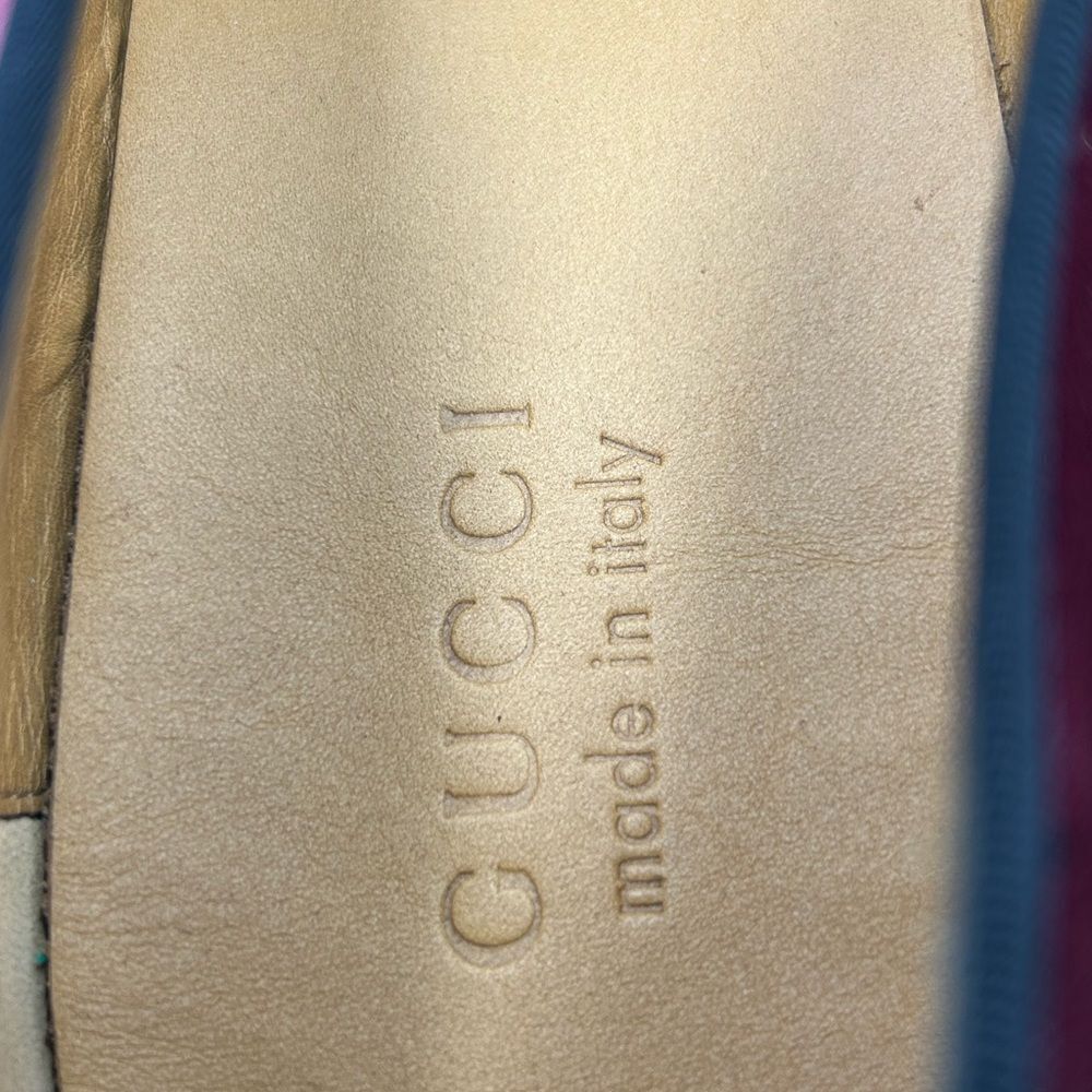 Men’s Gucci Horsebit velvet loafers size 12 fits 13 US made in Italy - Picture 10 of 12